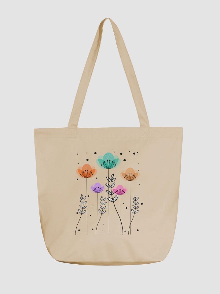 Whimsical Wildflowers Organic Tote Bag product image (1)