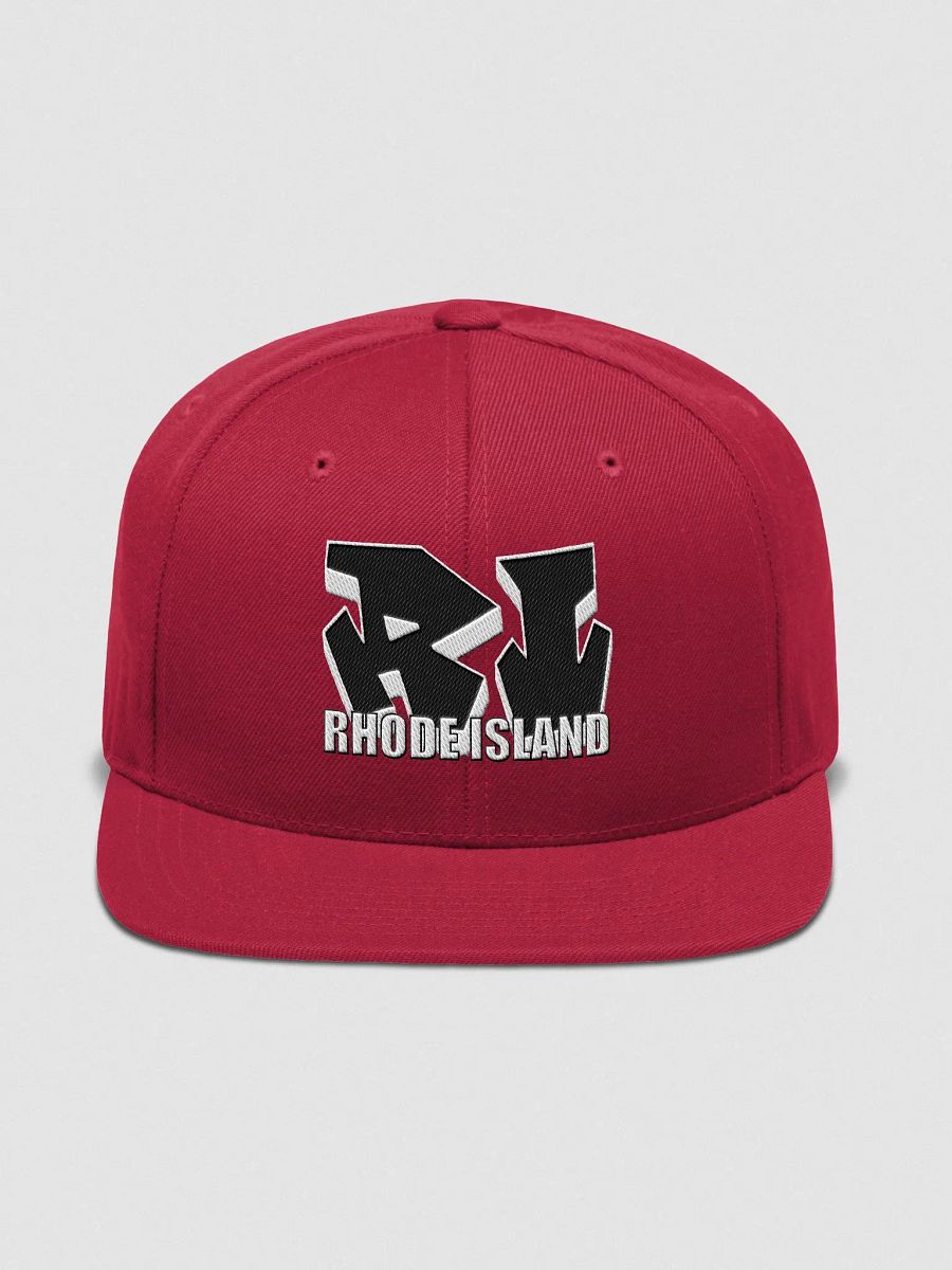 RHODE ISLAND, RI, Graffiti, Yupoong Wool Blend Snapback Hat product image (1)