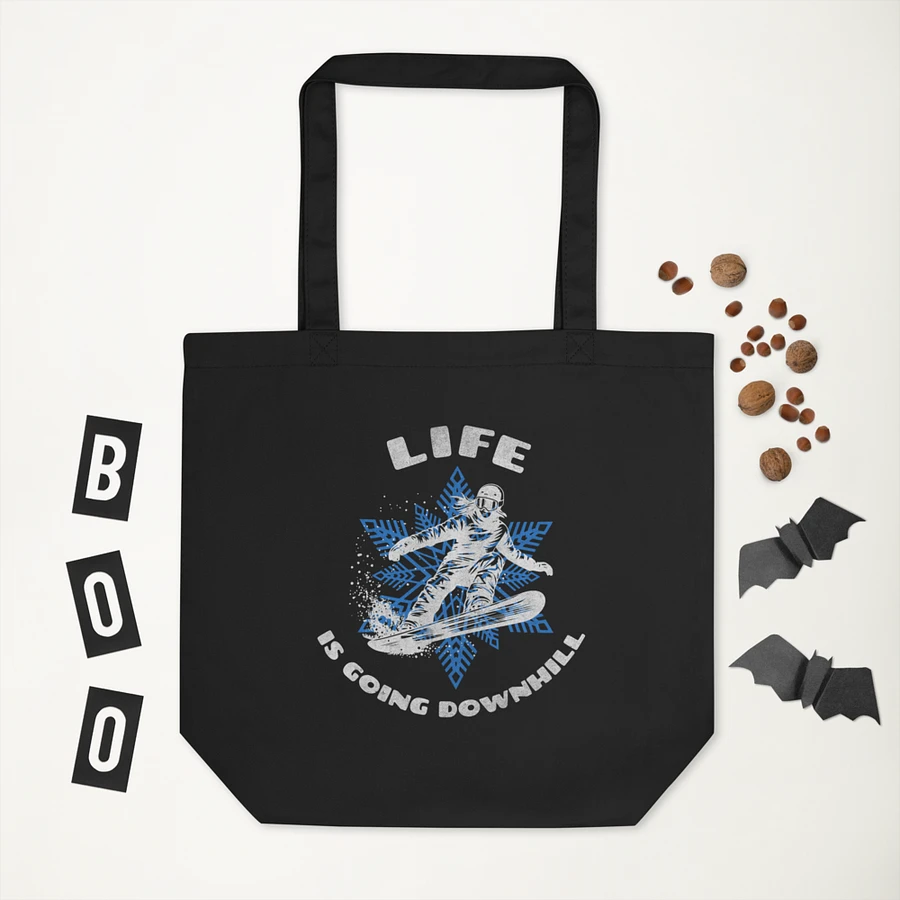 Life Is Going Downhill Canvas Tote product image (3)