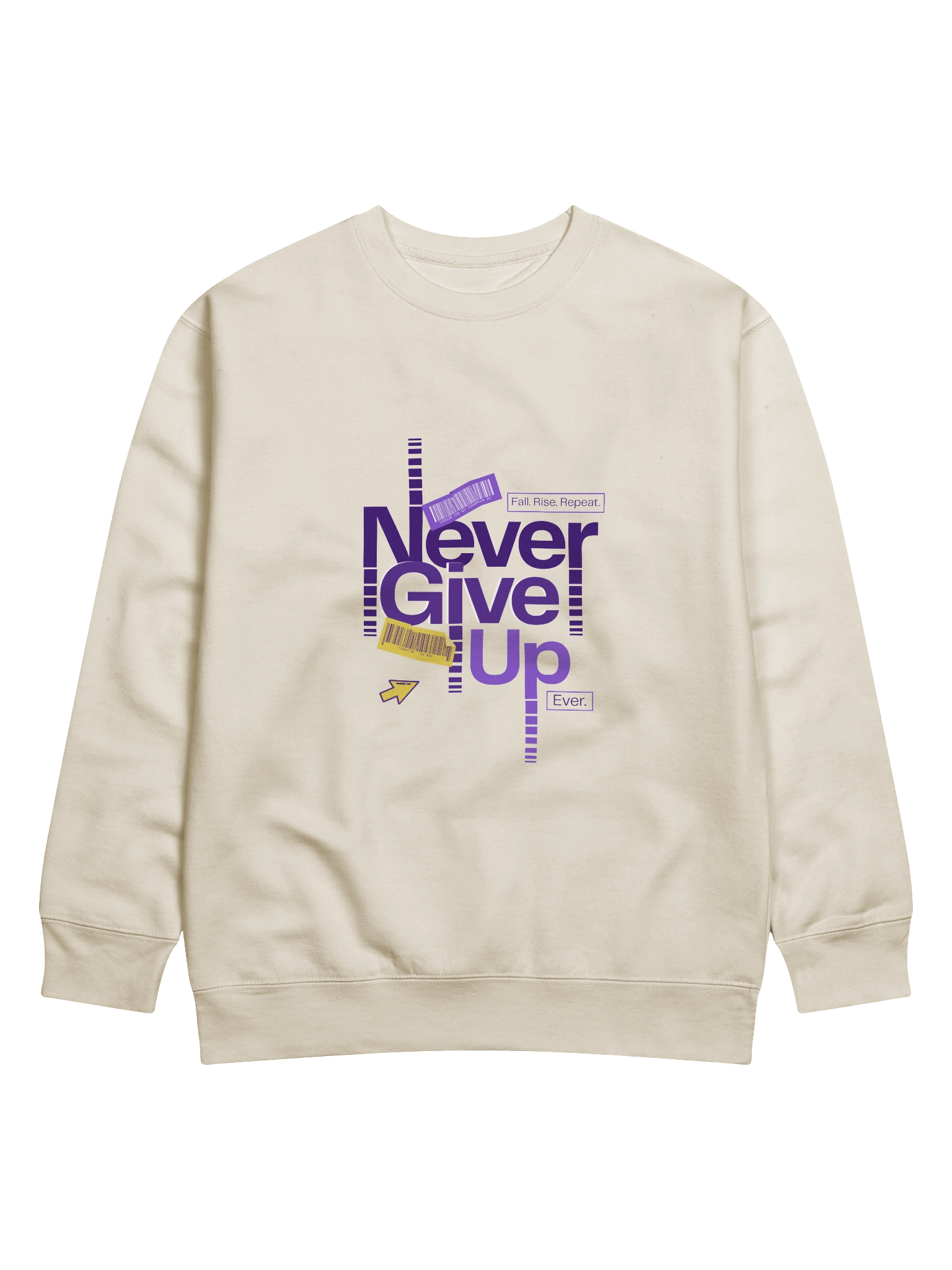Never Give Up Sweet Shirt product image (2)