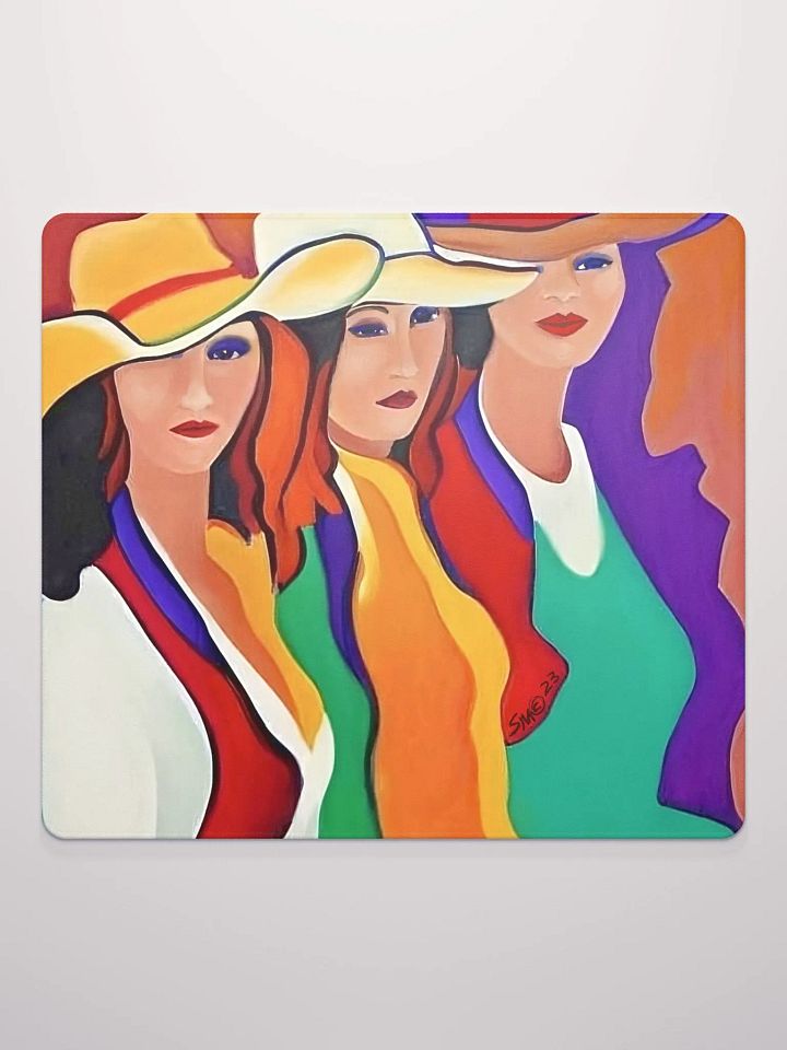 Three Texas Ladies Gamer's Mouse Pad product image (3)