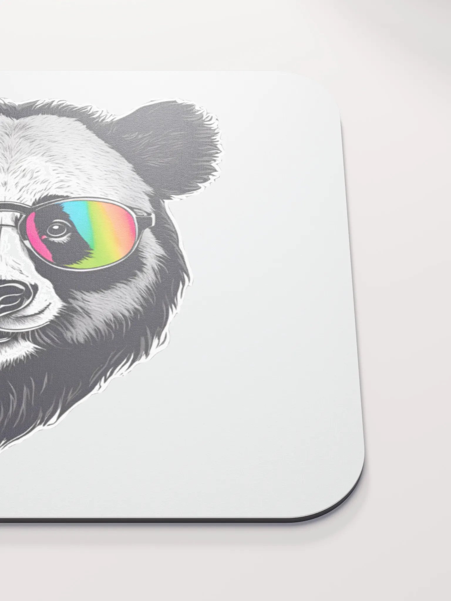 Rainbow Aviator Panda Mouse Pad product image (5)