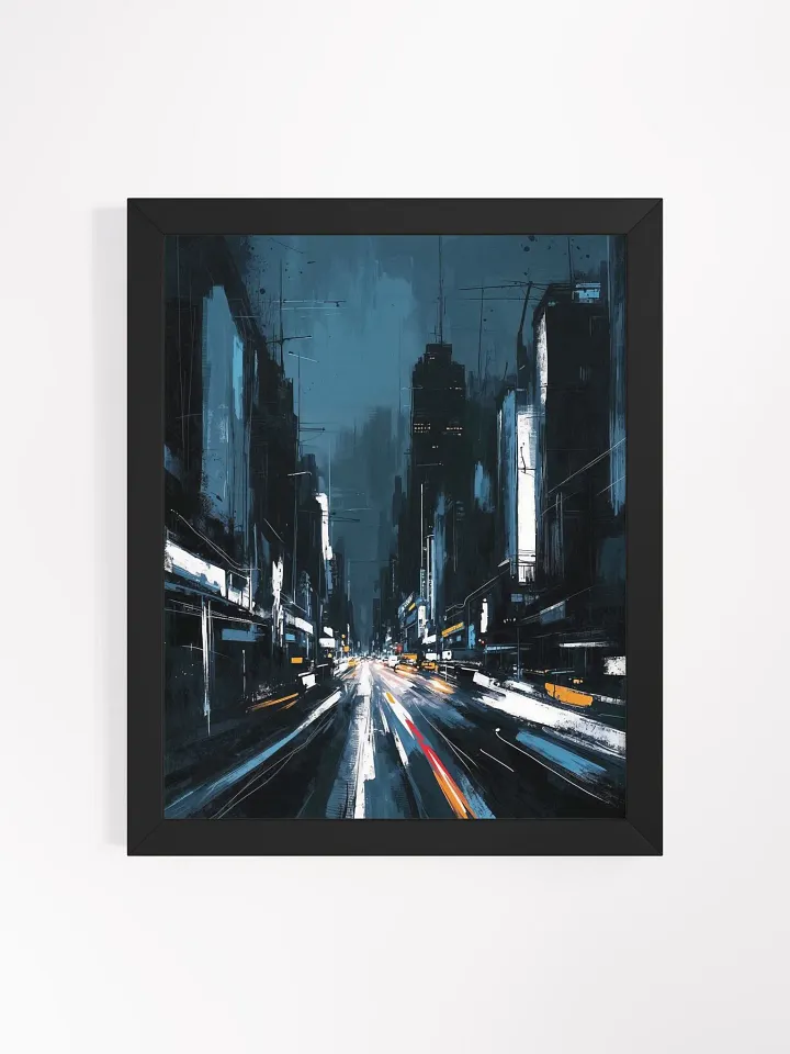 Abstract Cityscape Framed Print product image (5)