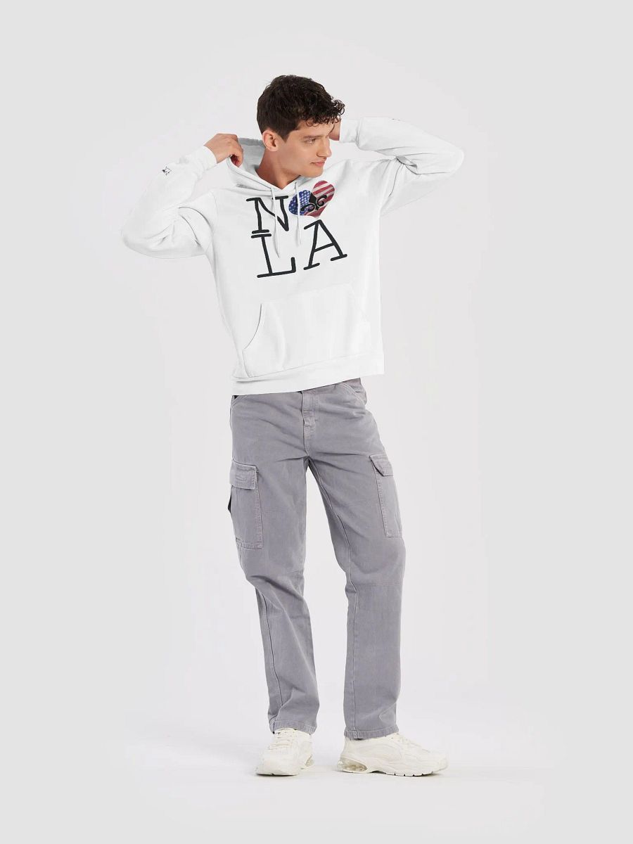 I LOVE NOLA **SUPERSOFT LEGACY HOODIE** (USA HEART LEGACY BACK + SLEEVES) product image (37)