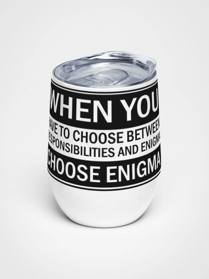 ENIGMA wine tumbler product image (1)
