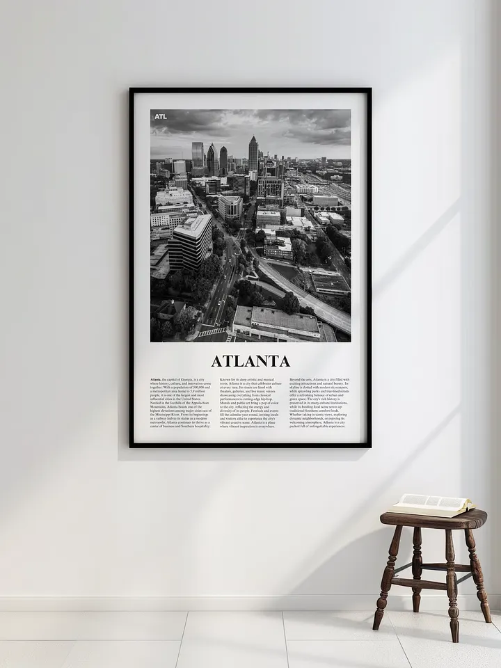 Atlanta 02 Newspaper Poster product image (2)