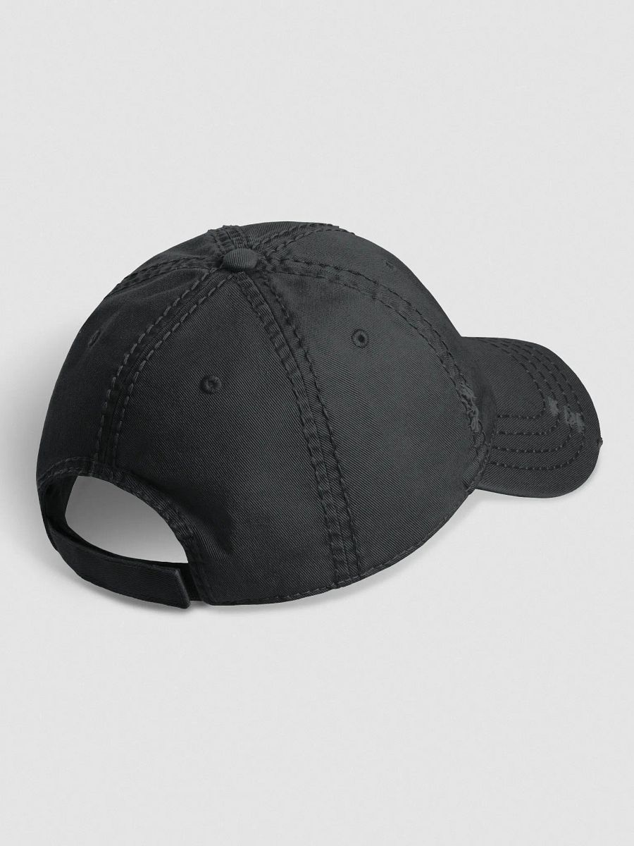 Brikz Distressed hat (Black embroidery) product image (5)