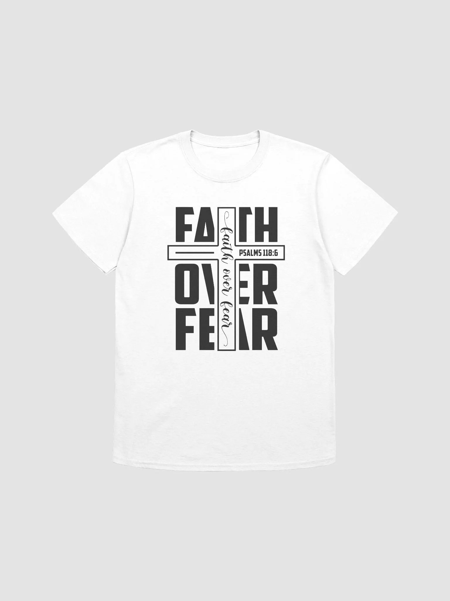 Faith Over Fear Unisex T-Shirt product image (3)