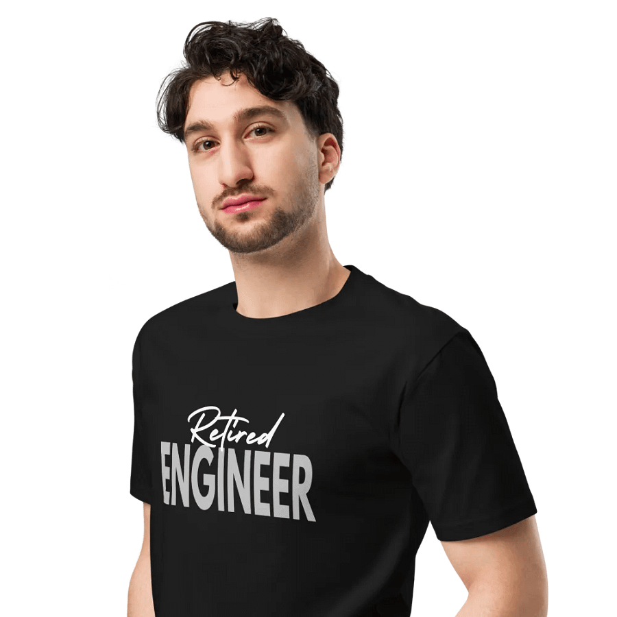 Retired Engineer Unisex Premium T-Shirt product image (4)
