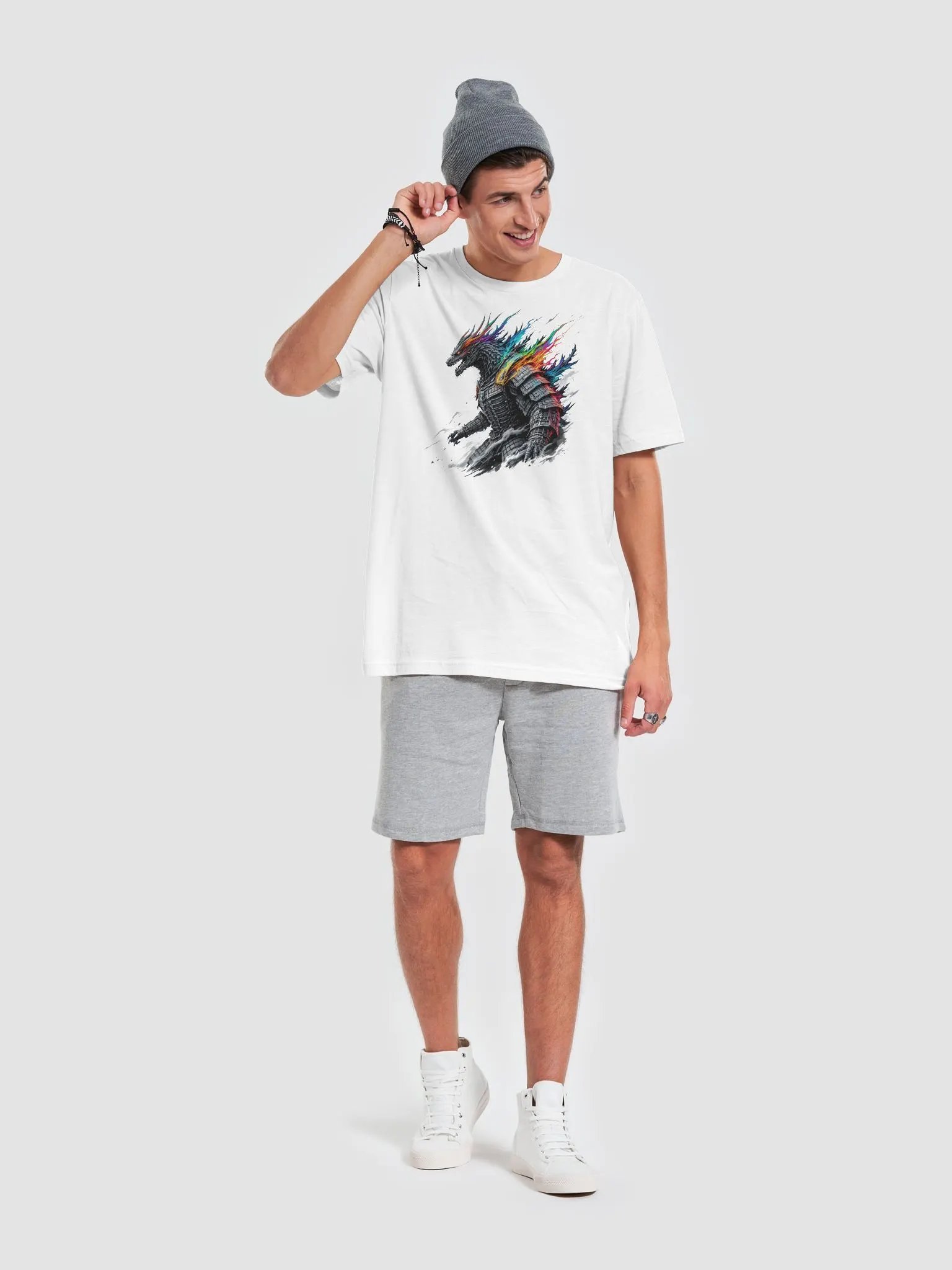 Monster T-Shirt, Colorful Monster Graphic Tee, Cool Monster Art Shirt, Unique Monster Design, Men's and Women's T-Shirt, Colorful Art product image (32)