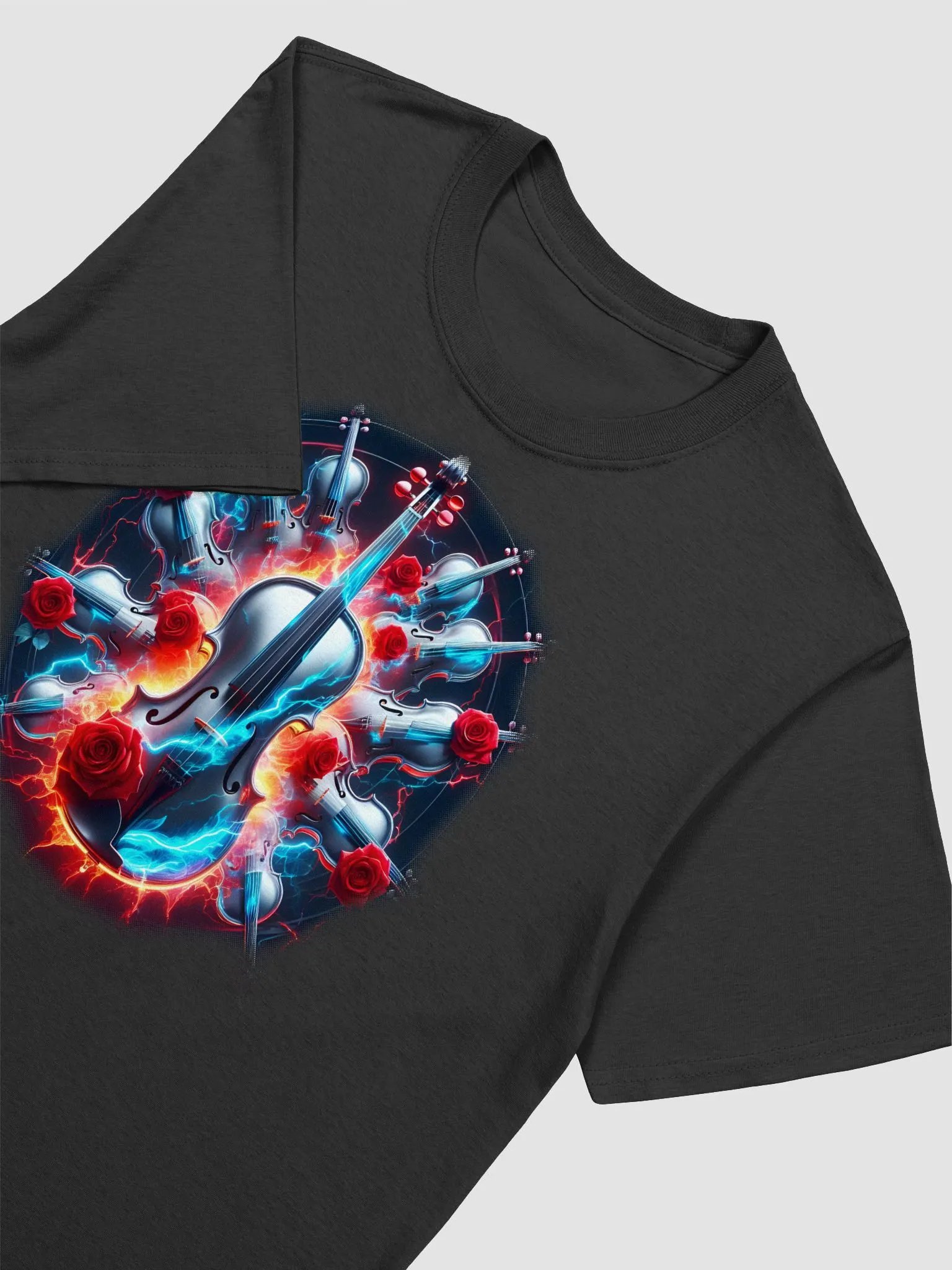 Electric Violin Circle - Unisex Violin T-Shirt #31 product image (3)