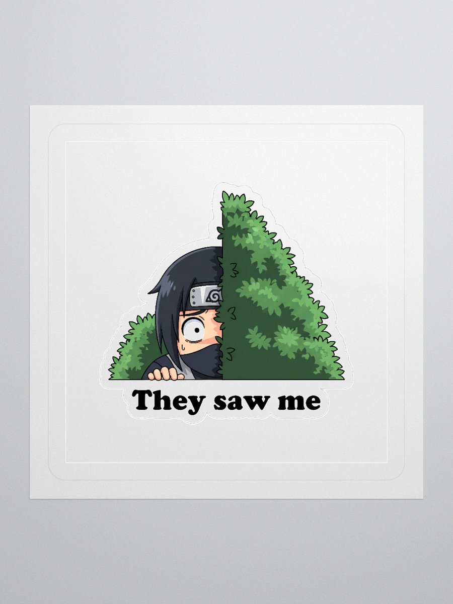 Bush Peeker Surprise Kiss Cut Stickers product image (3)
