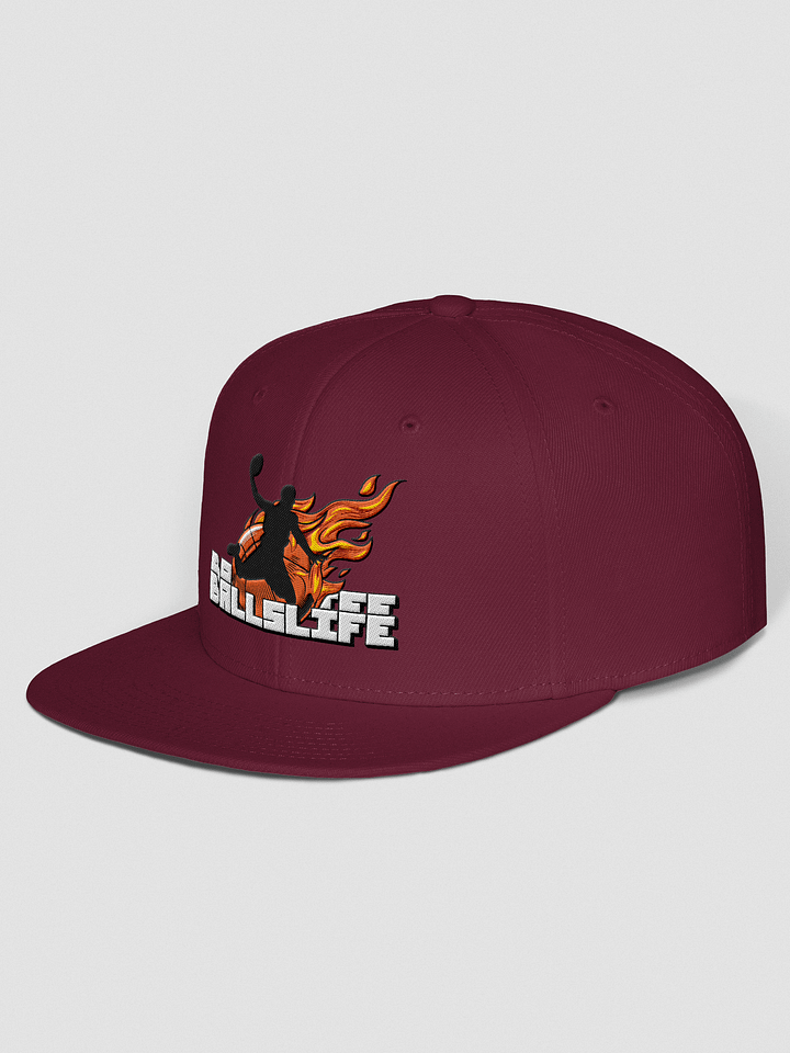 Flaming Ballislife Snapback Cap product image (20)
