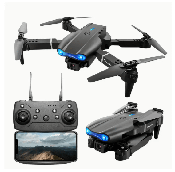 Foldable Quadcopter Drone with HD Dual Cameras - Wireless Remote Control product image (1)