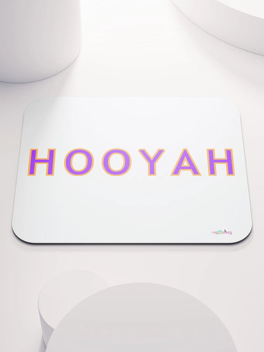 Hooyah Classic Mouse Pad (White) product image (2)