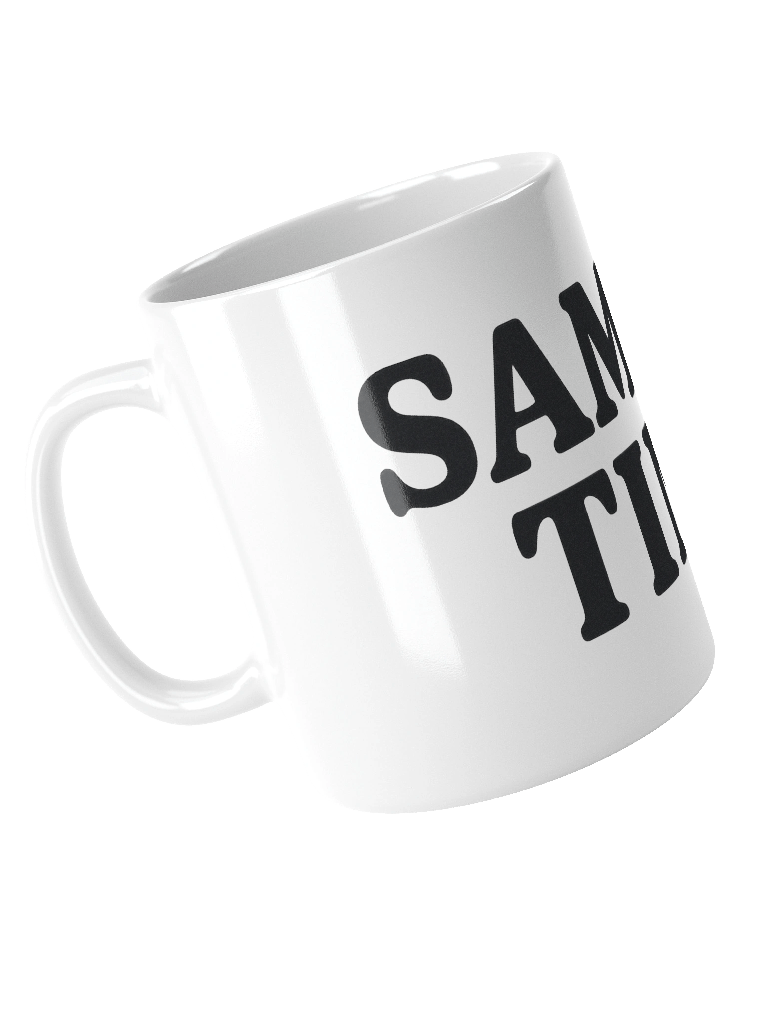 Sample Time White Glossy Mug product image (12)