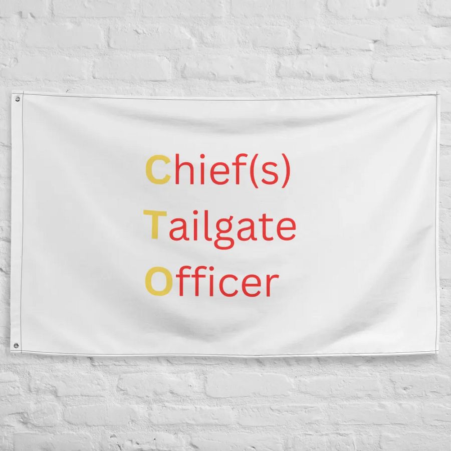 Chief(s) Tailgate Officer Flag product image (10)