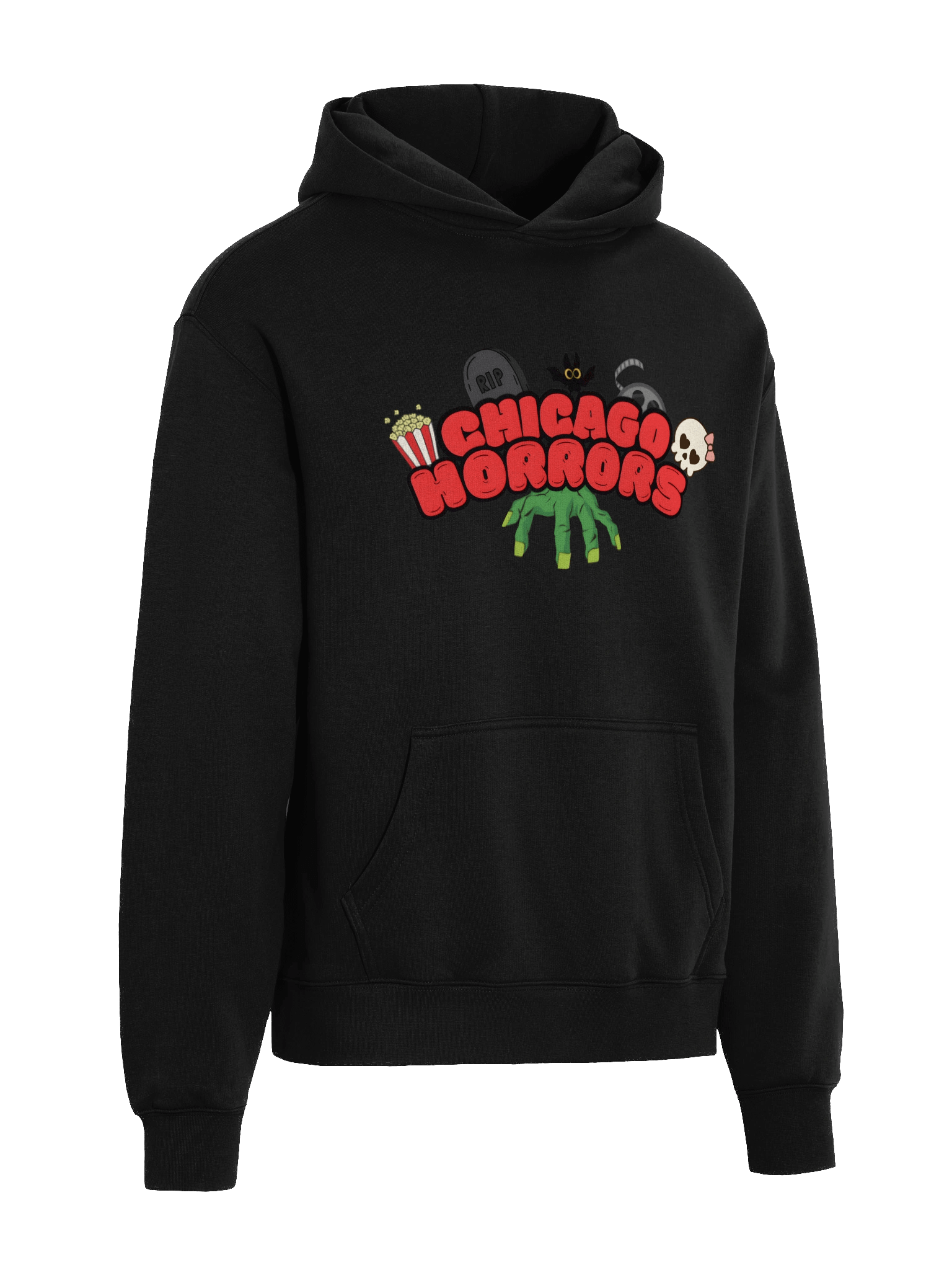 Chicago Horrors Bubble Font Hoodie product image (4)