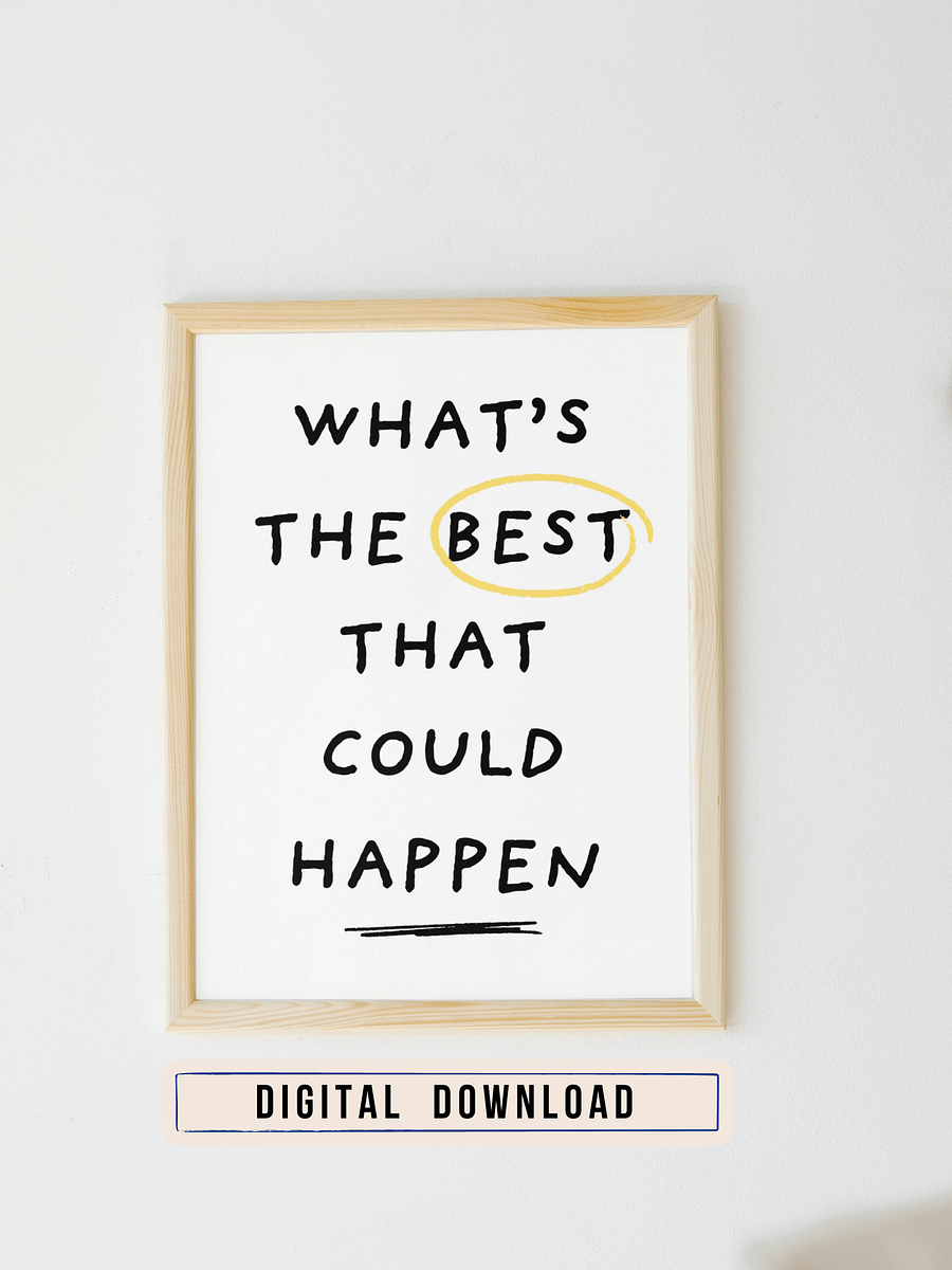 What's The Best That Could Happen product image (1)