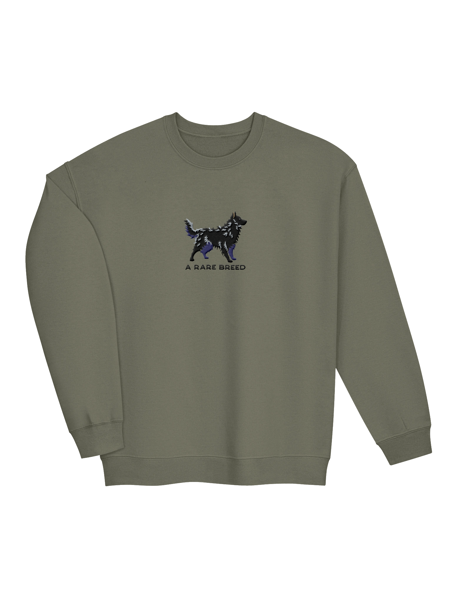 A Rare Breed Sweatshirt (Embroidered) of a Hungarian Mudi(Black) product image (7)