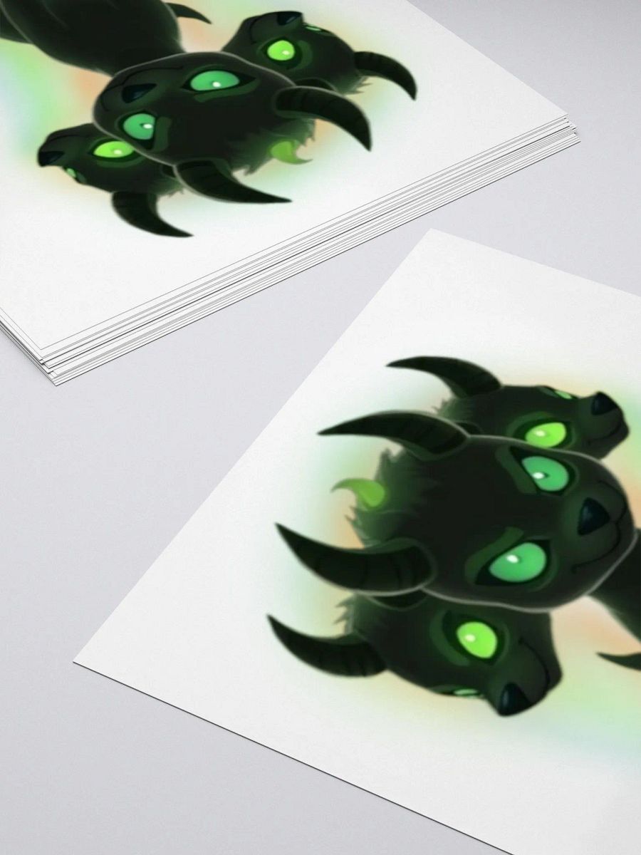 Krush's Cerberus Pup Vinyl Sticker 🐾💖 product image (5)