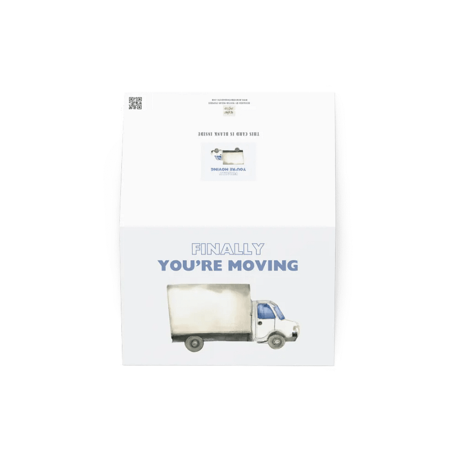 Funny Moving House Greeting Card product image (5)