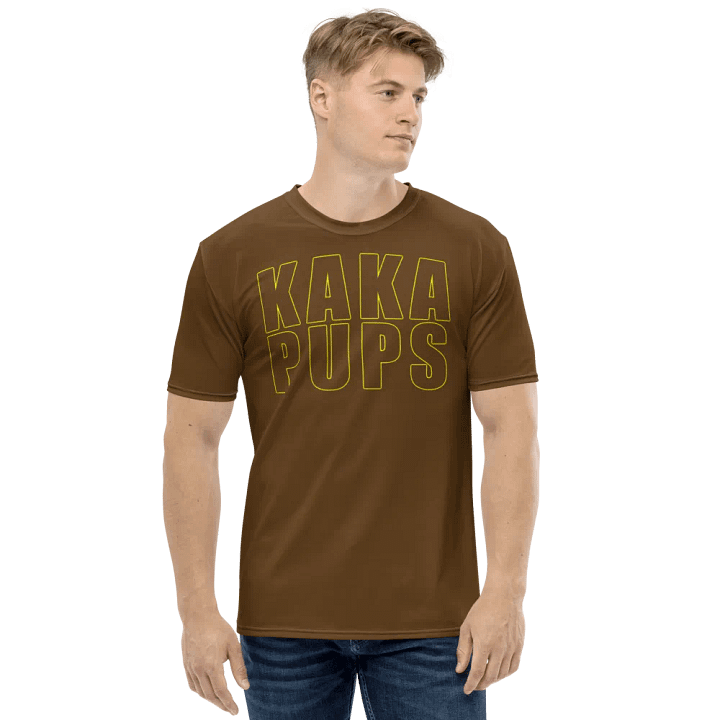 KAKA PUPS brown Crew Neck T-Shirt product image (1)