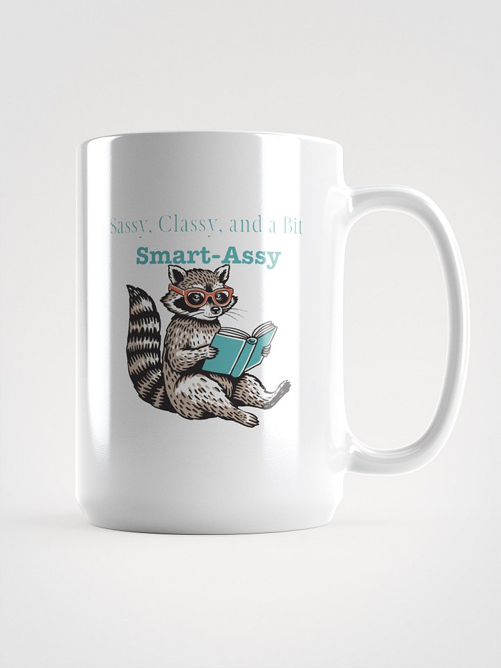 Sassy Raccoon Reader Mug product image (1)