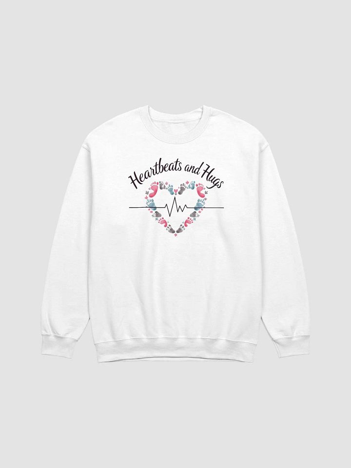 Ekg, Heartbeat and Hug Crewneck Sweatshirt product image (6)