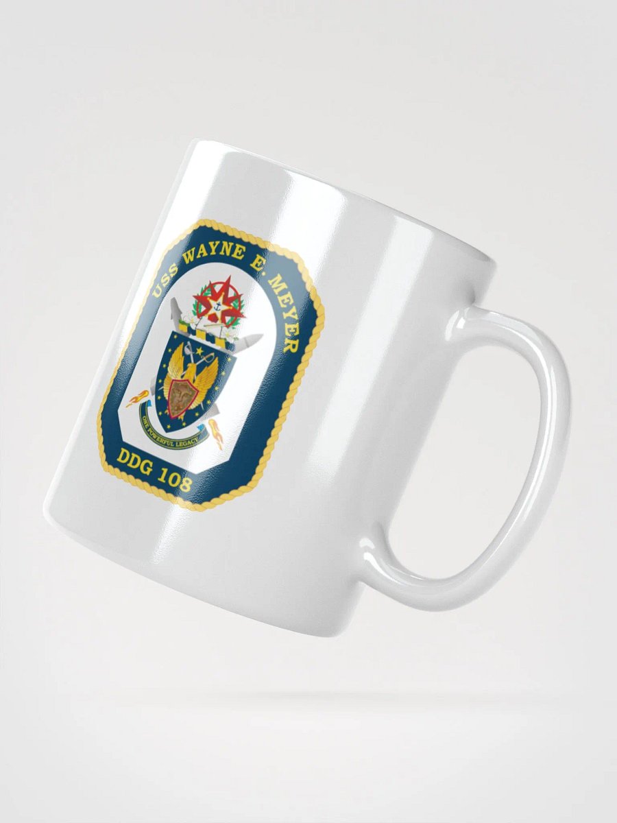 USS Wayne E. Meyer DDG 108: White Coffee Cup product image (2)