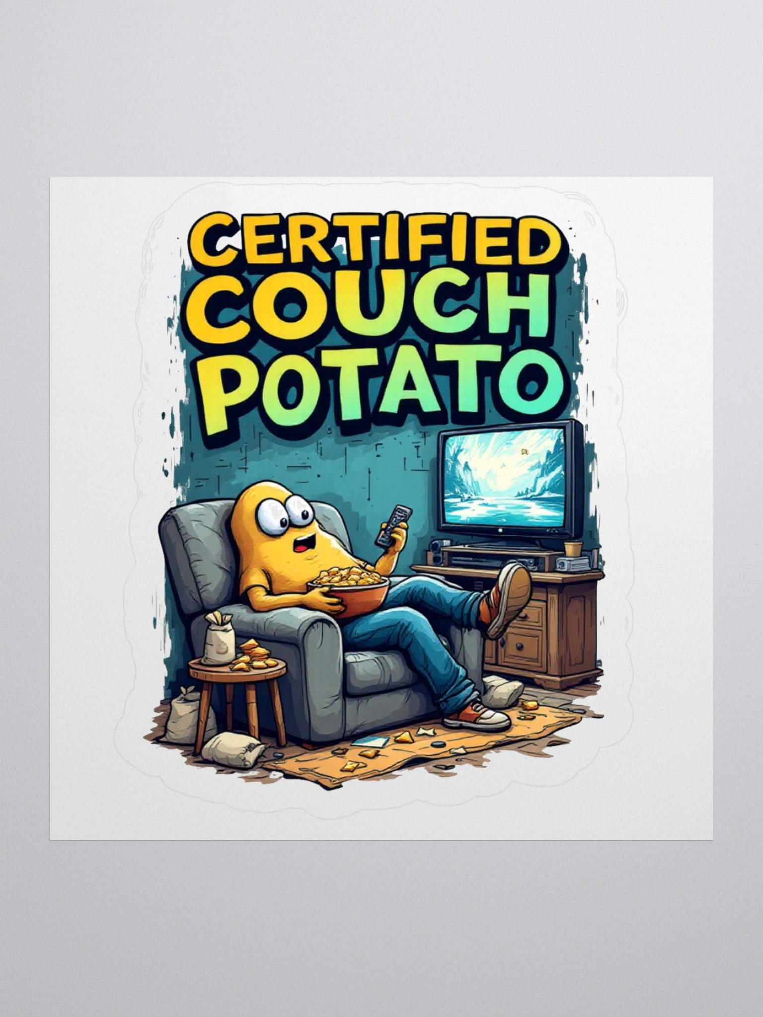 Certified Couch Potato Sticker Set product image (1)