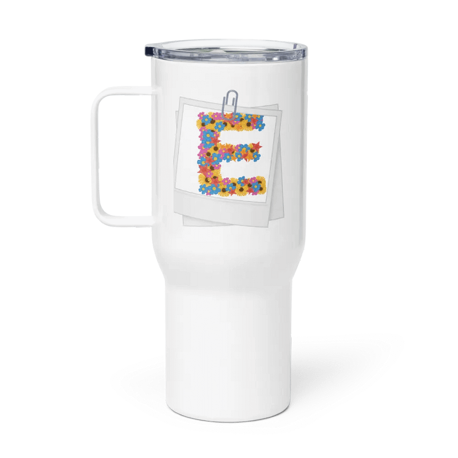 E - Floral Elegance Travel Mug product image (1)