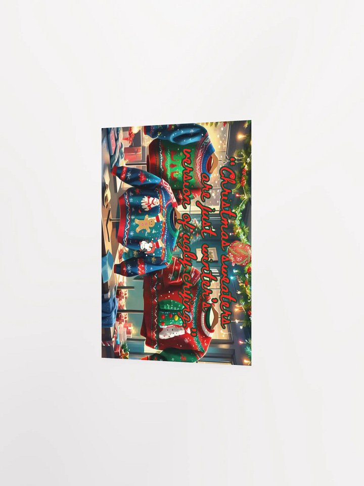 Festive Christmas Sweaters Poster product image (2)