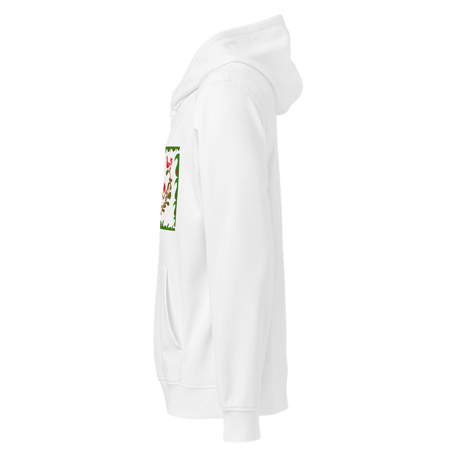 Elegant Hungarian Lovebirds Decorative Organic Hoodie product image (3)