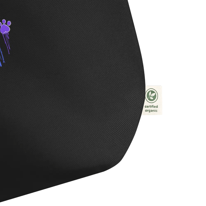 Rainbow Dog Paw Prints Eco Tote product image (2)