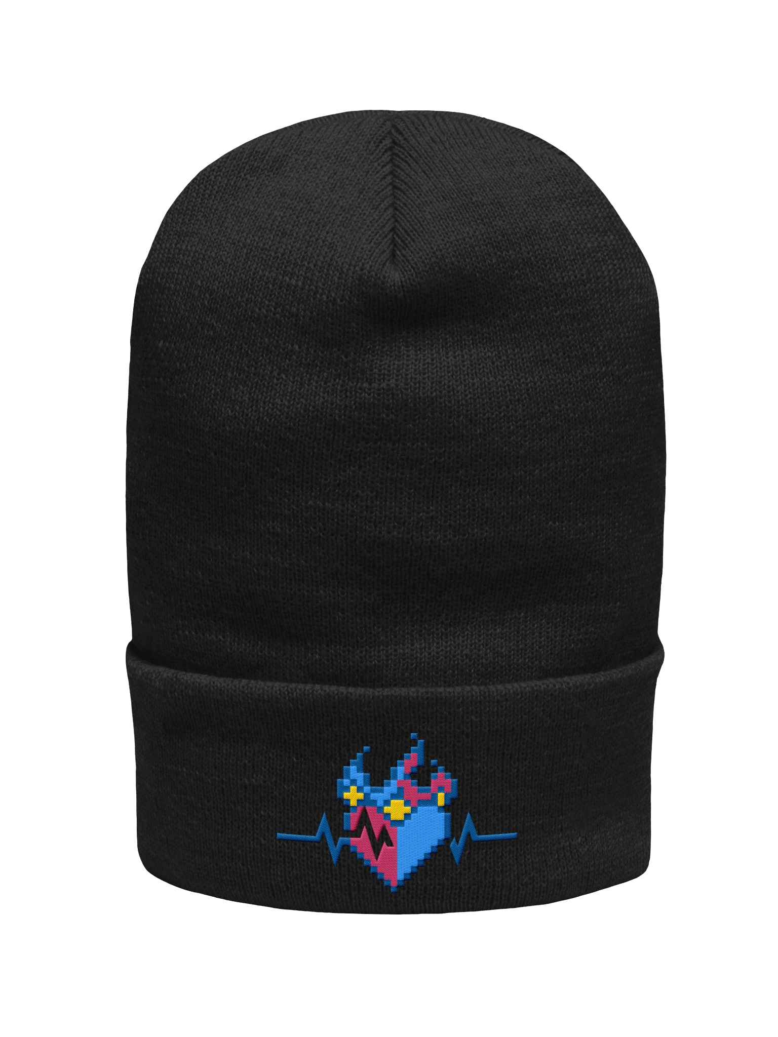 Sacred Heartbeats Pixel Beanie product image (5)