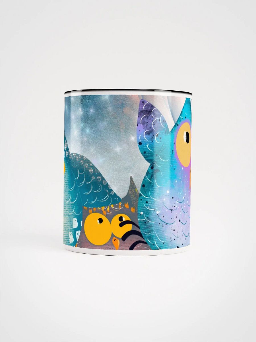 Blue Owl Trio Ceramic Accent Mug product image (43)