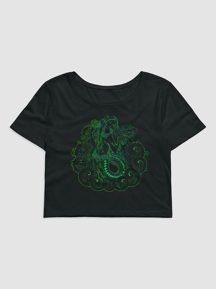 Siren's Song Cropped Black Tee product image (2)