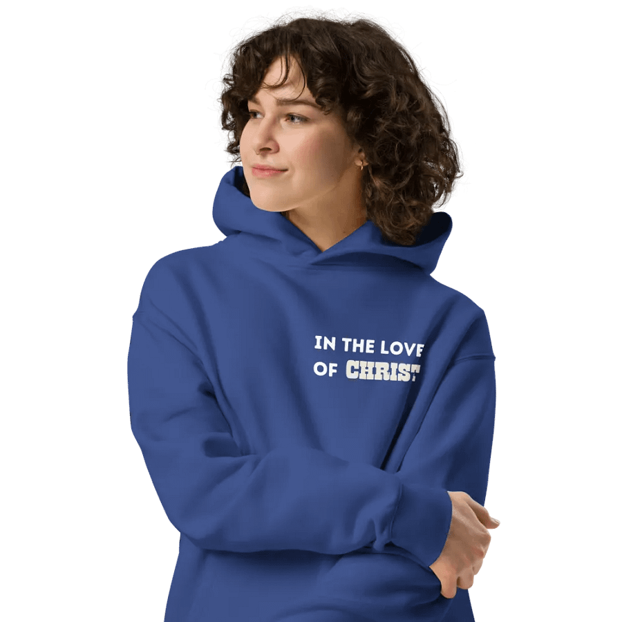 In the love of Christ I stand Oversize Hoodie product image (7)