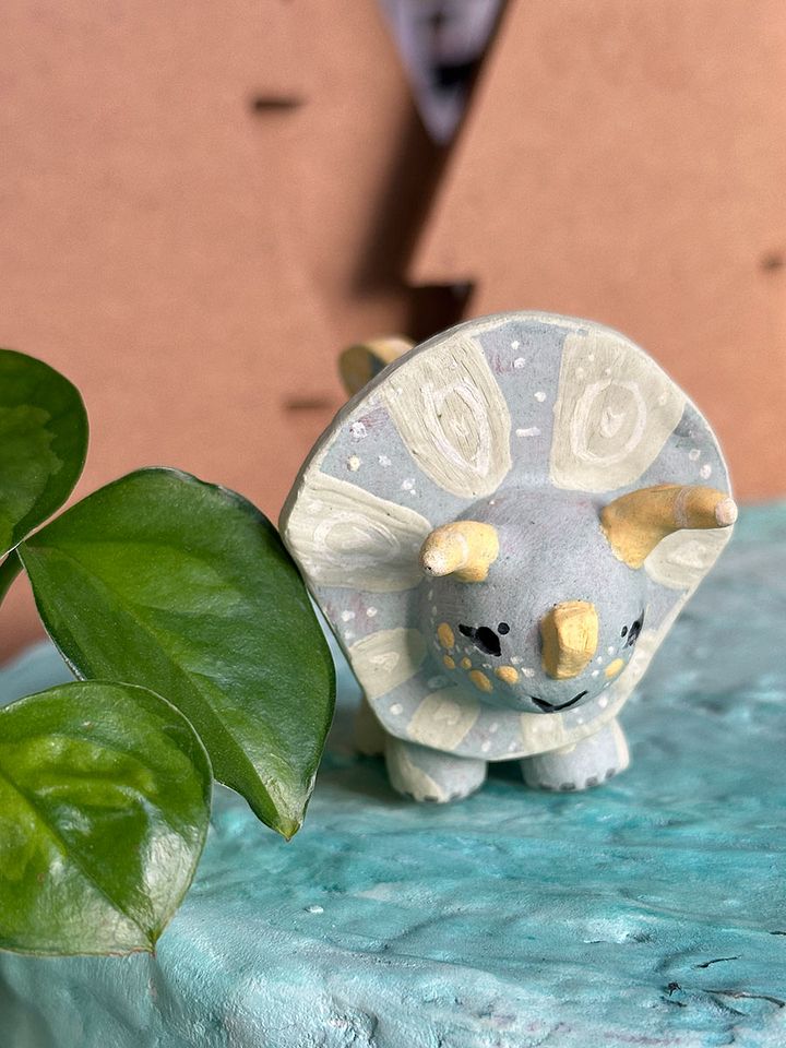 Spring Ceratopsid Ceramic Spill - B Grade product image (2)