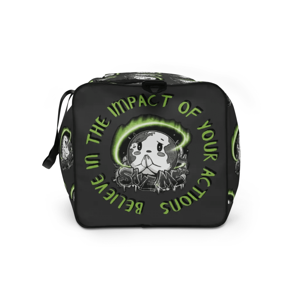 Save Me: A Plea from Planet Earth Eclipse Duffle Bag 🌍 product image (3)