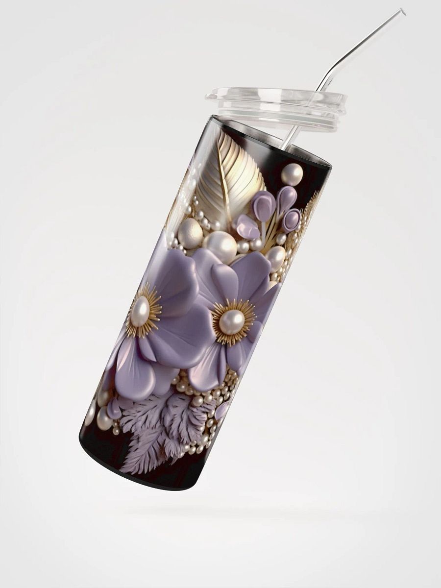 Golden Floral Elegance Tumbler product image (3)