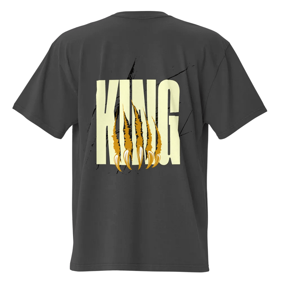 Wild Lion Graphic Oversized Tee product image (17)