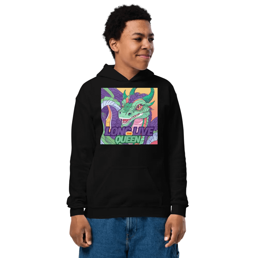 Team Alli Long Live the Queen Kid's Hoodie product image (1)