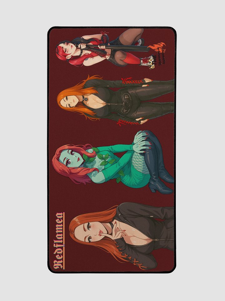 Anime Red big Desk Mat product image (2)