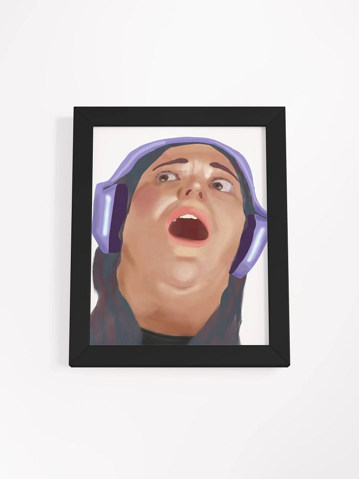 Scared Hayley Framed Print product image (4)