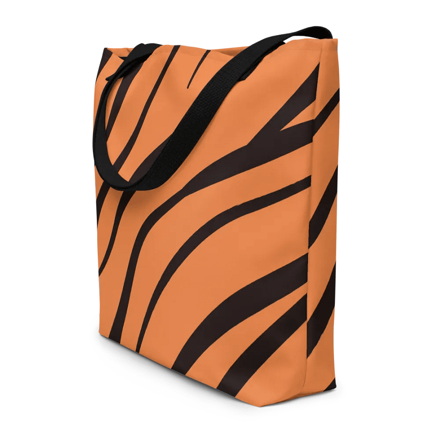 All-Over Print Large Tote Bag w/ Pocket - Tiger product image (8)