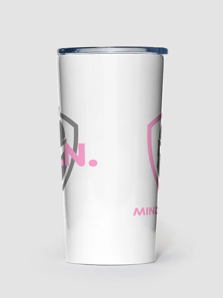 Mind Armor - 20oz Stainless Steel Tumbler - Pink Logo product image (1)
