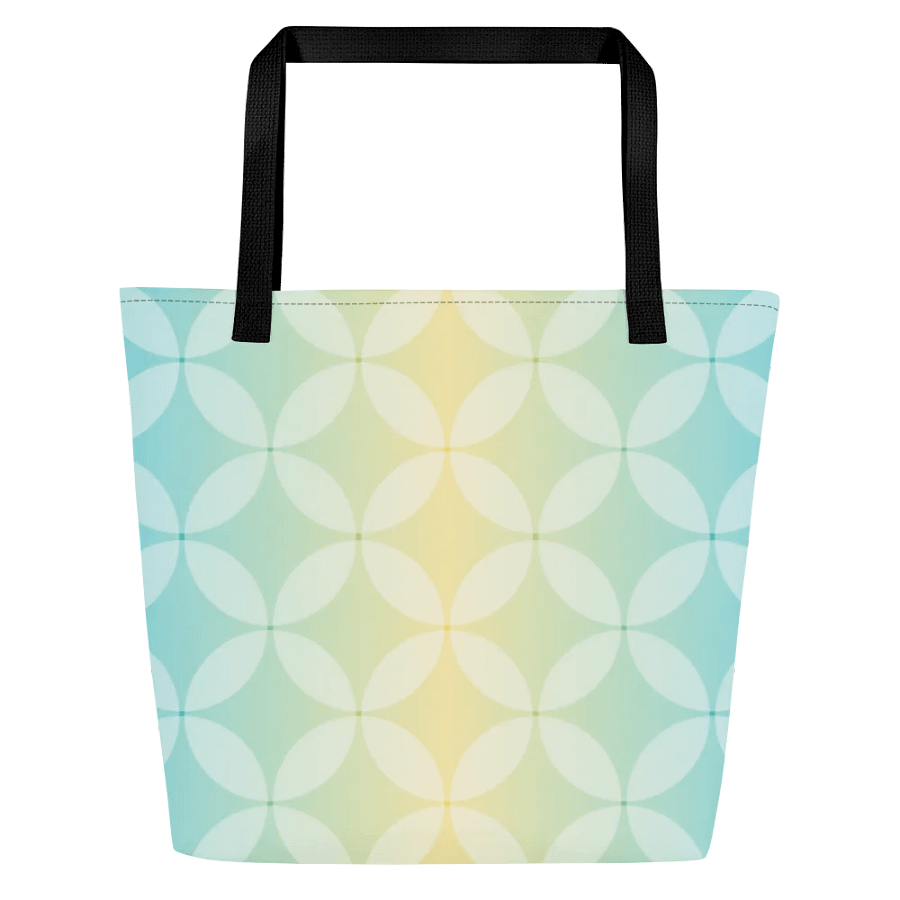 Harmony Circle Polyester Tote Bag product image (1)