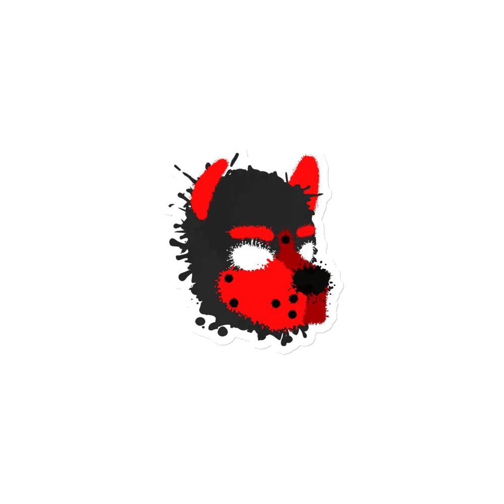 Pup Splatter Magnet - Red product image (2)